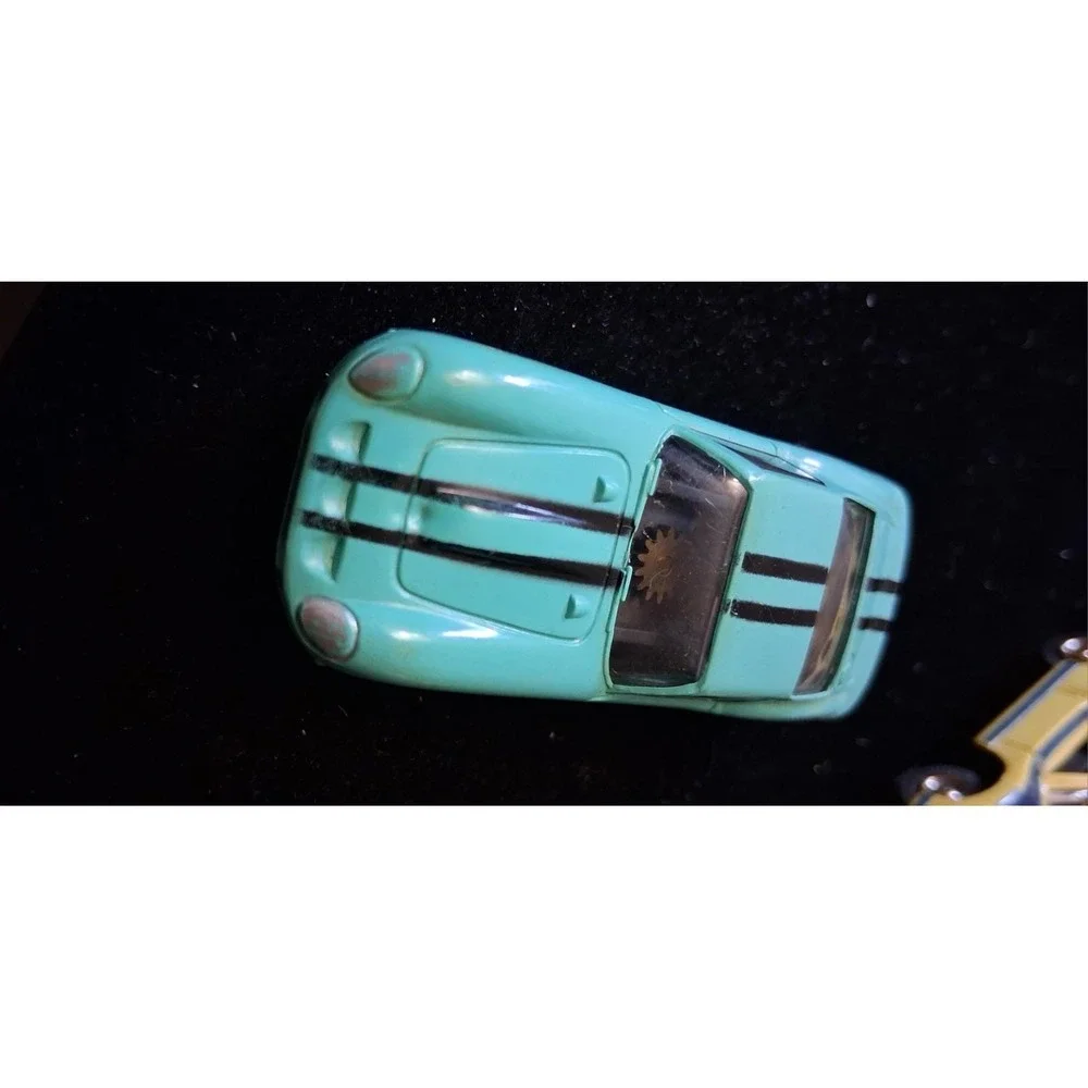 Vintage Aurora Thunderjet 500 Ferrari 250 Slot Car in aqua